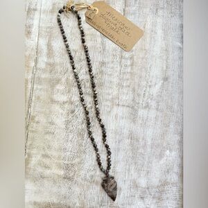 Handmade Mexican Laguna Lace Agate Mala